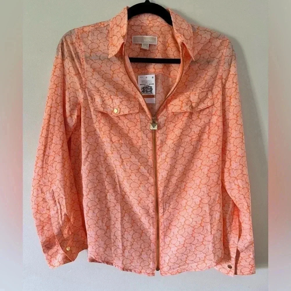 Women’s NWT Sz Sm Michael Kors Blouse and size 27 Mavi Straight Leg Jeans‎